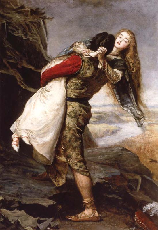 Sir John Everett Millais The crown of love Norge oil painting art